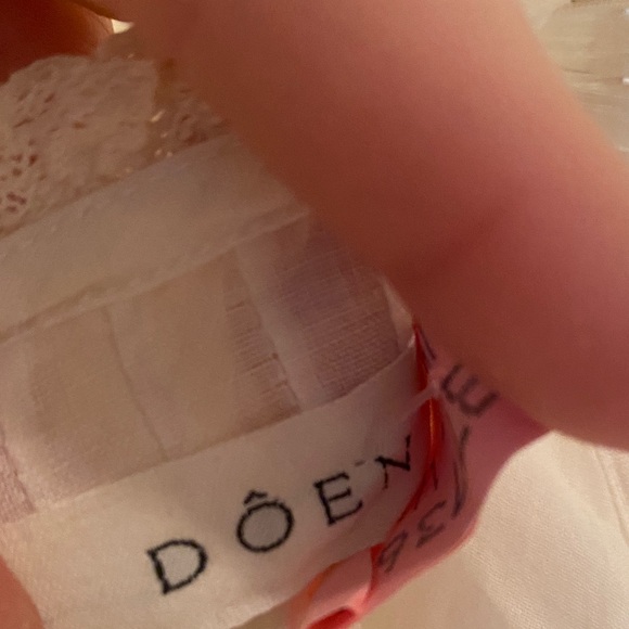 Doen Elegant White Lace Trim dress - Picture 2 of 5